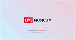 Desktop Screenshot of livemusic.tv