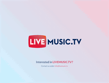 Tablet Screenshot of livemusic.tv